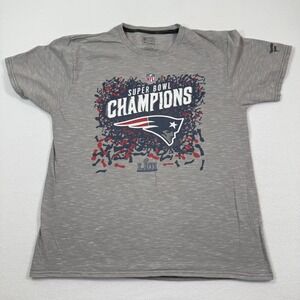 New England Patriots‎ Shirt Men L Gray Champs Super Bowl LIII Champions Fanatics